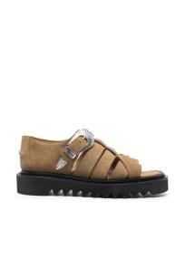 Toga Virilis AJ1322 Suede Sandals Men