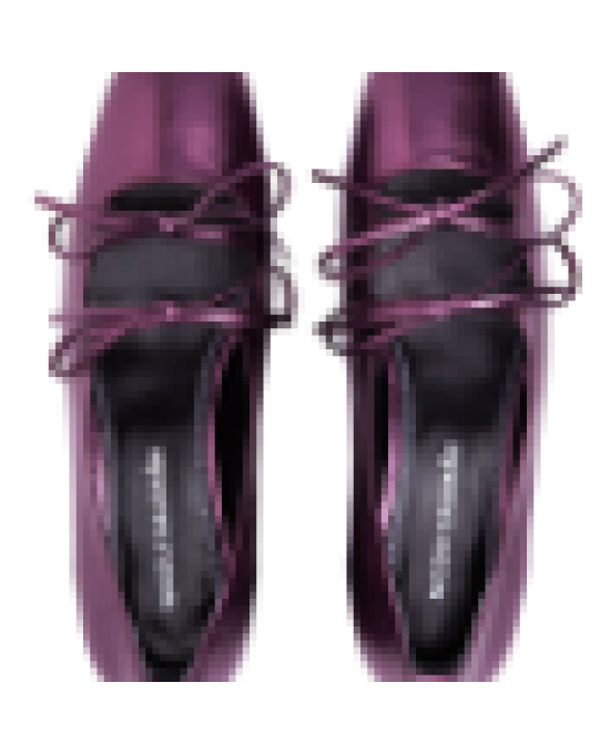 Isabel plum metallic napa
